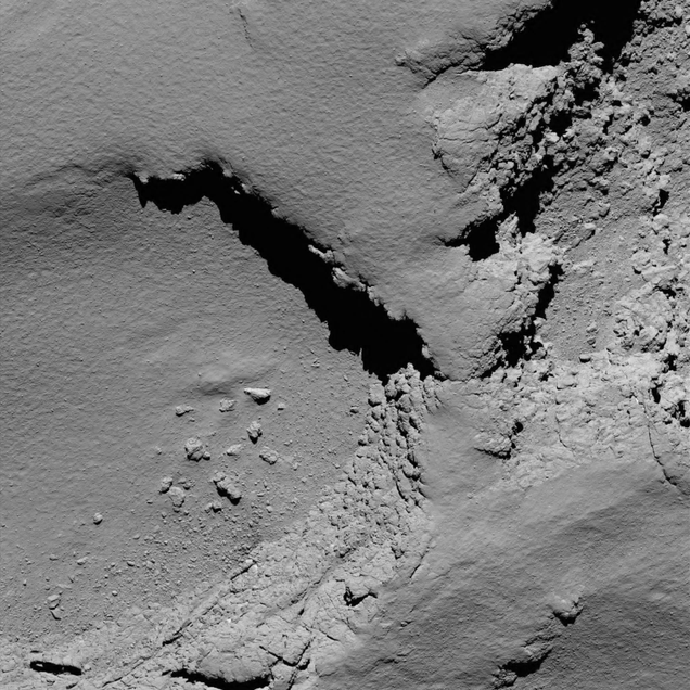 Comet 67P from 5.8 km.